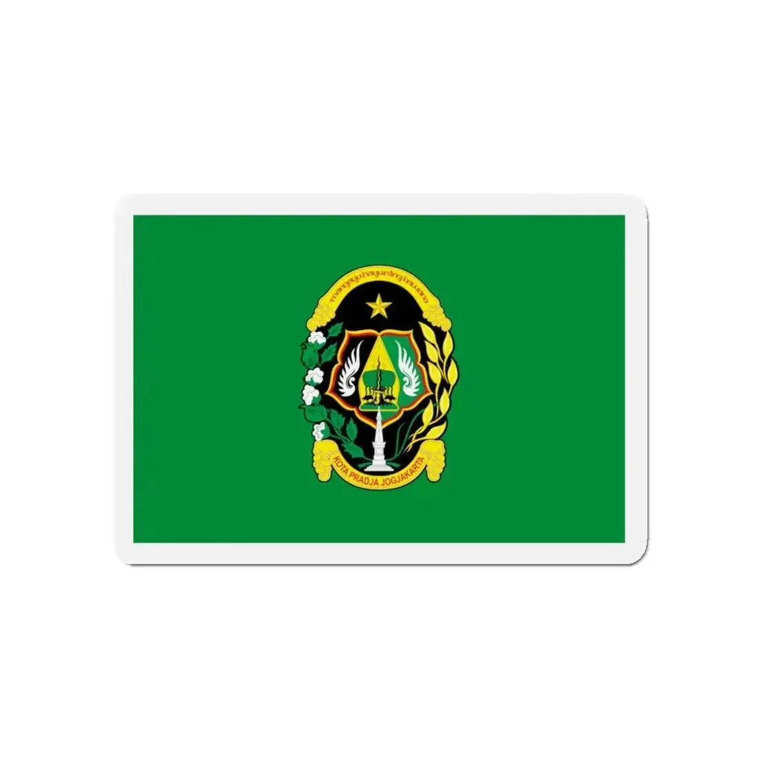 Flag of City of Yogyakarta Indonesia - Refrigerator Magnet - The Sticker Space