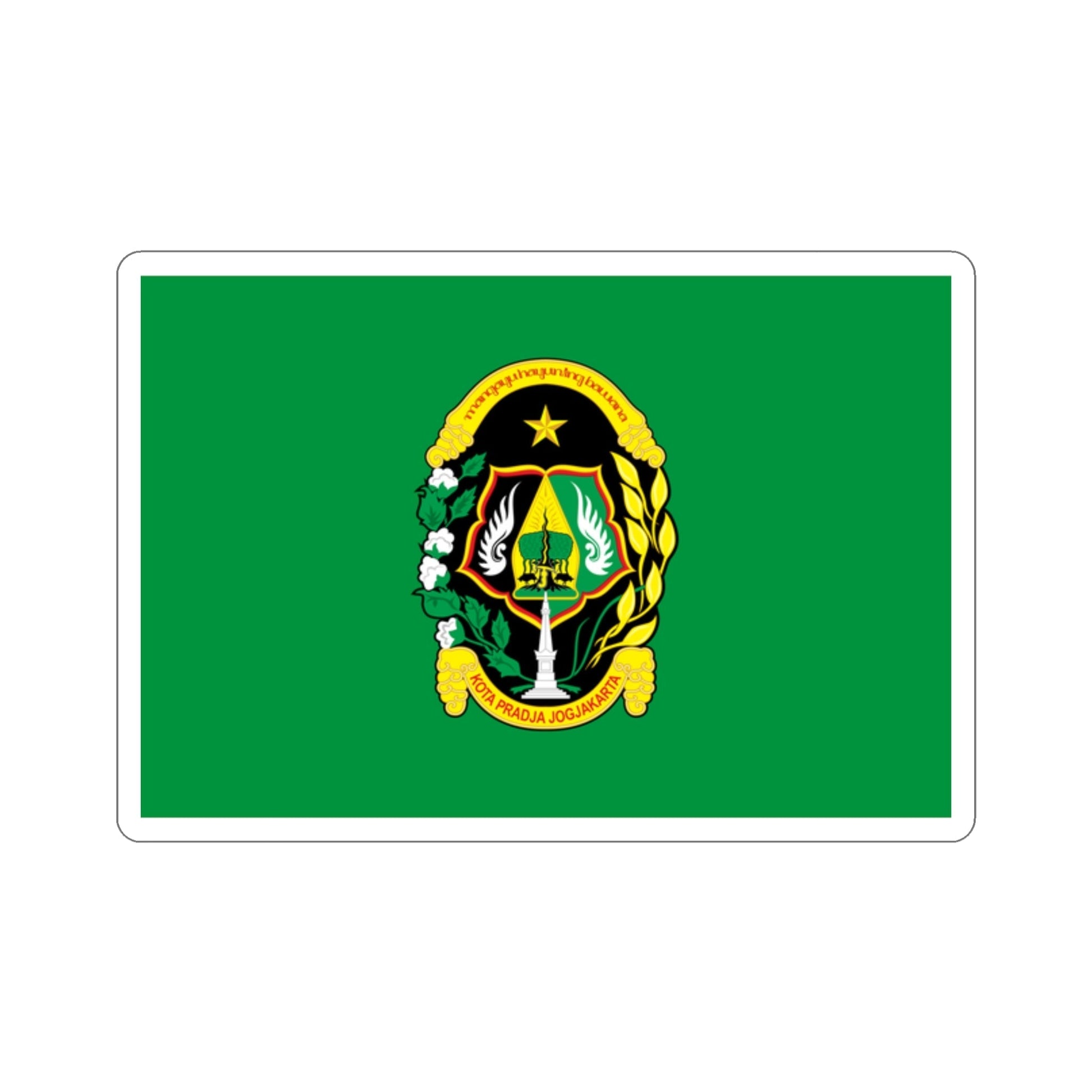 Flag of City of Yogyakarta Indonesia STICKER Vinyl Die-Cut Decal-2 Inch-The Sticker Space