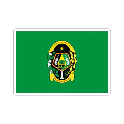 Flag of City of Yogyakarta Indonesia - STICKER Vinyl Kiss-Cut Decal 2 Inch White - The Sticker Space