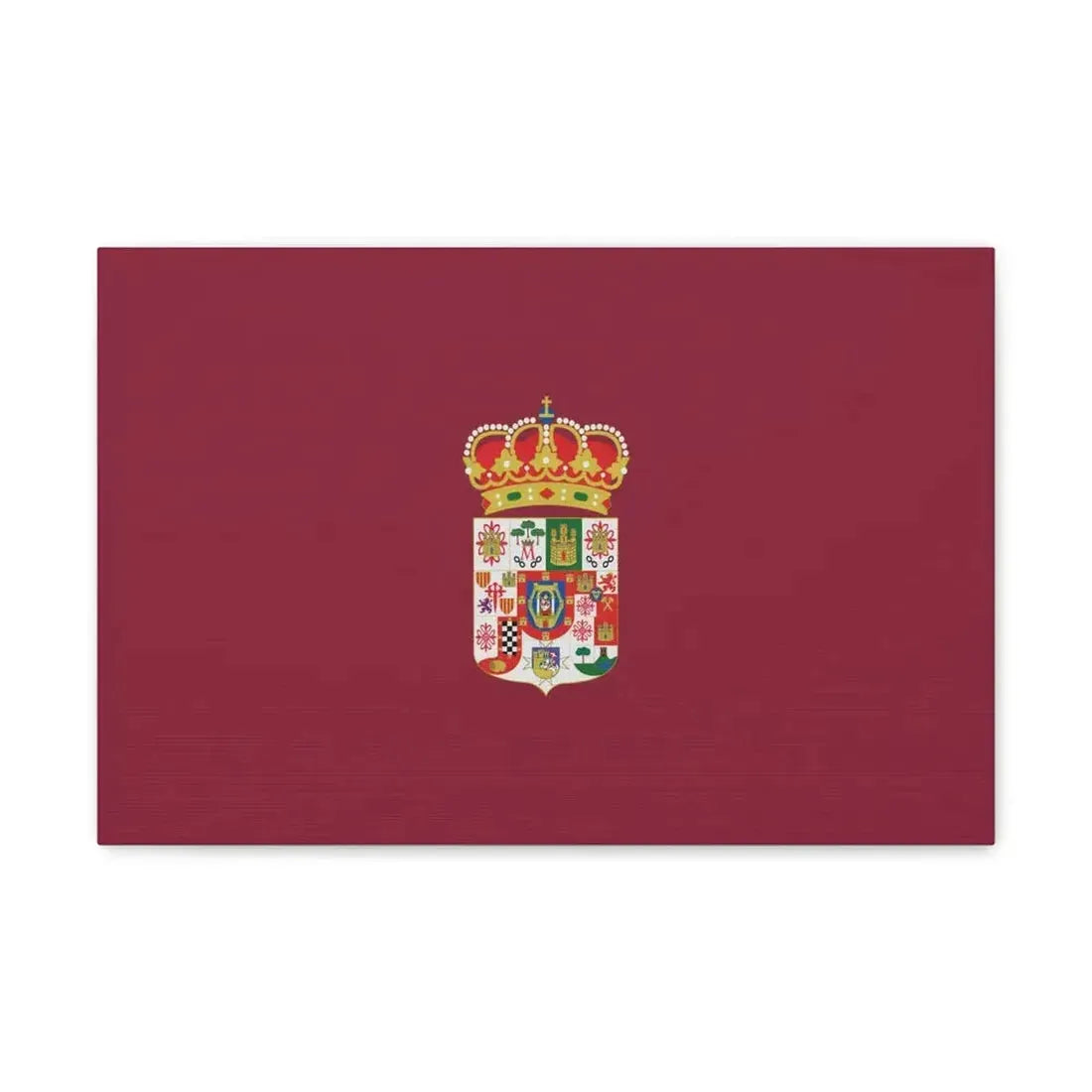 Flag of Ciudad Real Spain - Canvas Wall Art 18″ x 12″ 1.25" - The Sticker Space