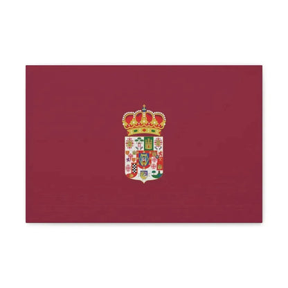 Flag of Ciudad Real Spain - Canvas Wall Art 18″ x 12″ 1.25" - The Sticker Space