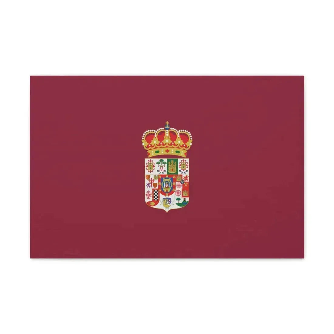 Flag of Ciudad Real Spain - Canvas Wall Art 24″ x 16″ 1.25" - The Sticker Space