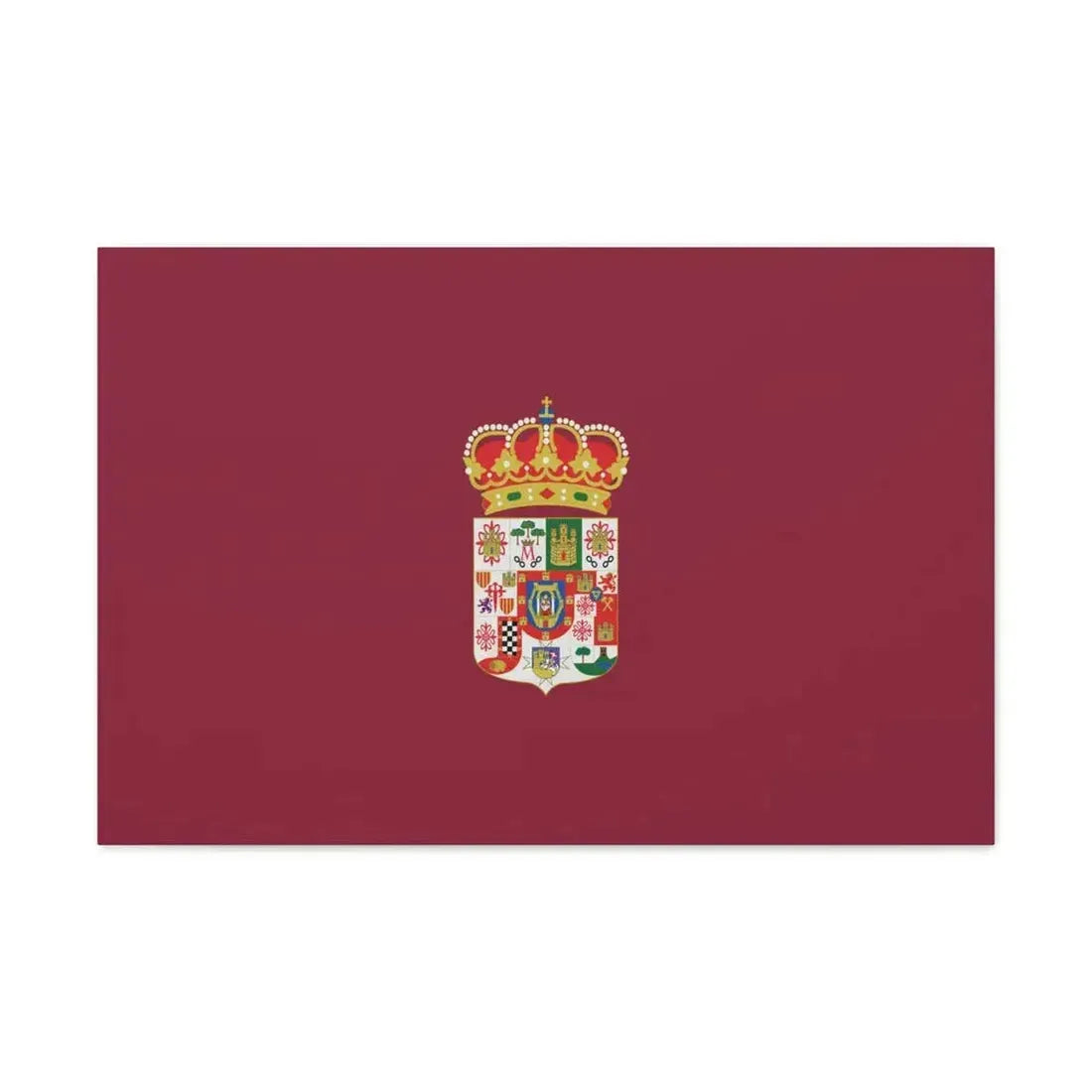 Flag of Ciudad Real Spain - Canvas Wall Art 30" x 20" 1.25" - The Sticker Space