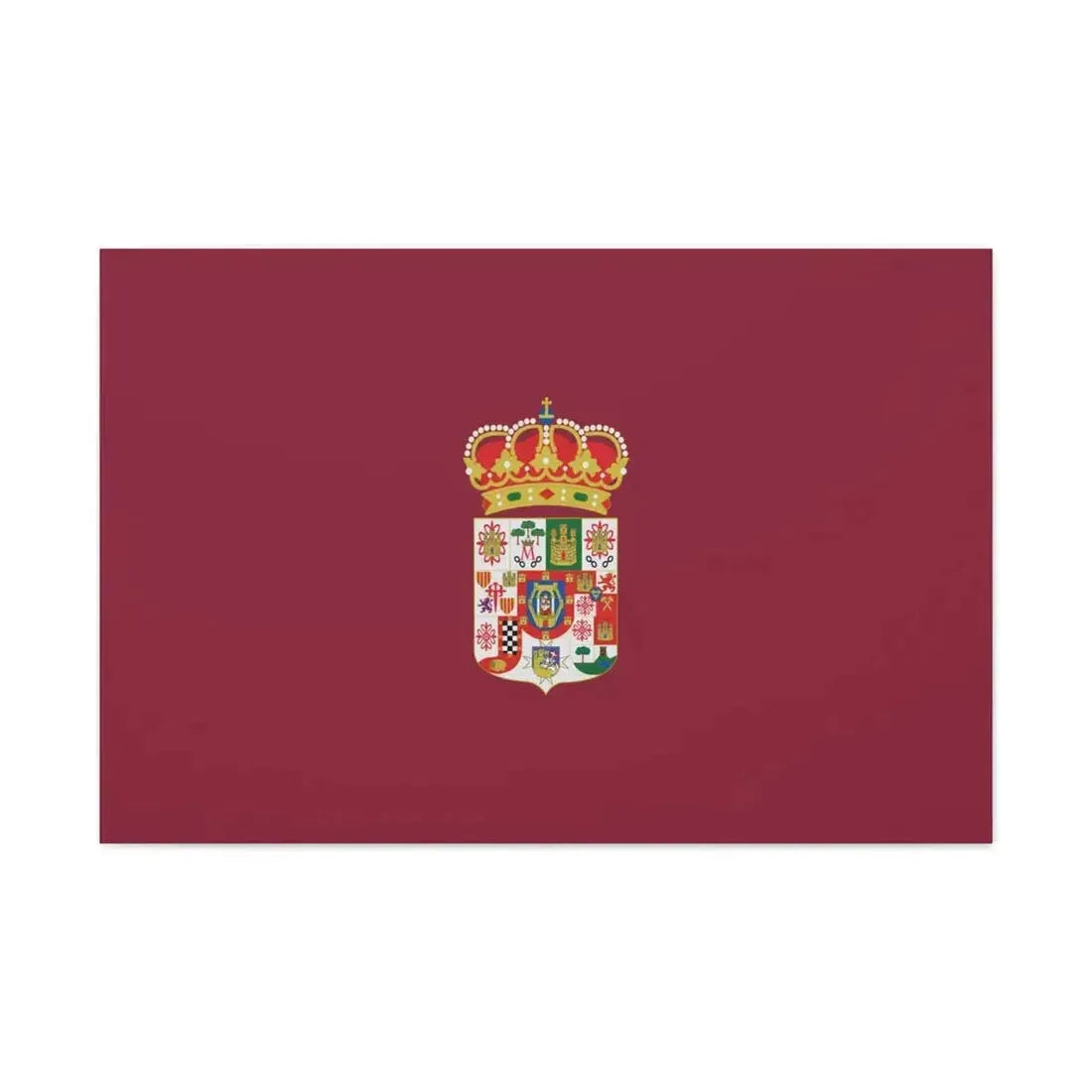 Flag of Ciudad Real Spain - Canvas Wall Art 36" x 24" 1.25" - The Sticker Space