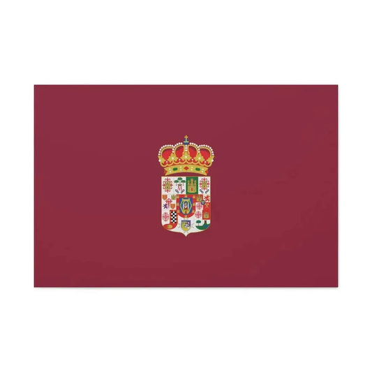 Flag of Ciudad Real Spain - Canvas Wall Art 36" x 24" 1.25" - The Sticker Space