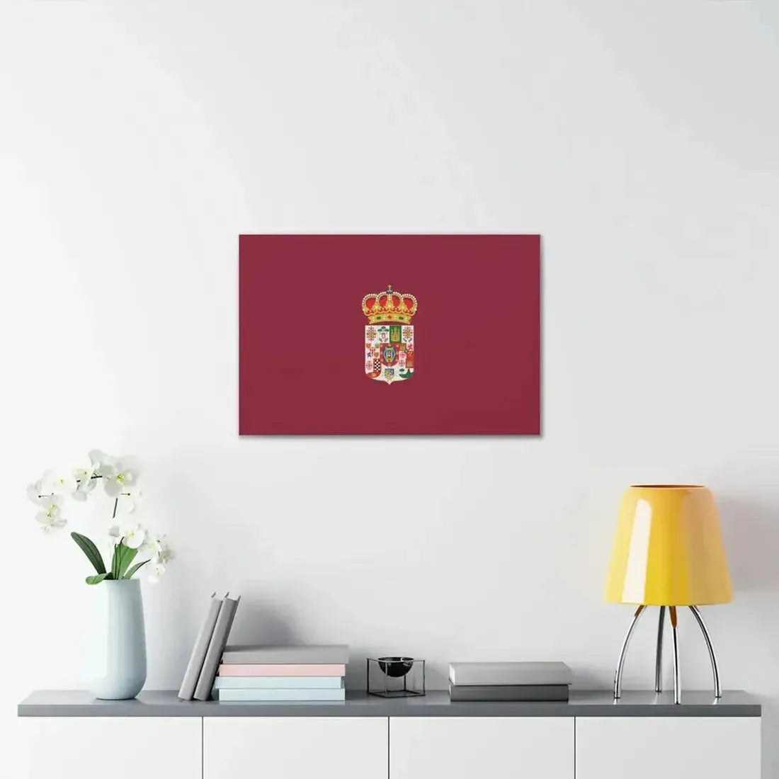Flag of Ciudad Real Spain - Canvas Wall Art - The Sticker Space