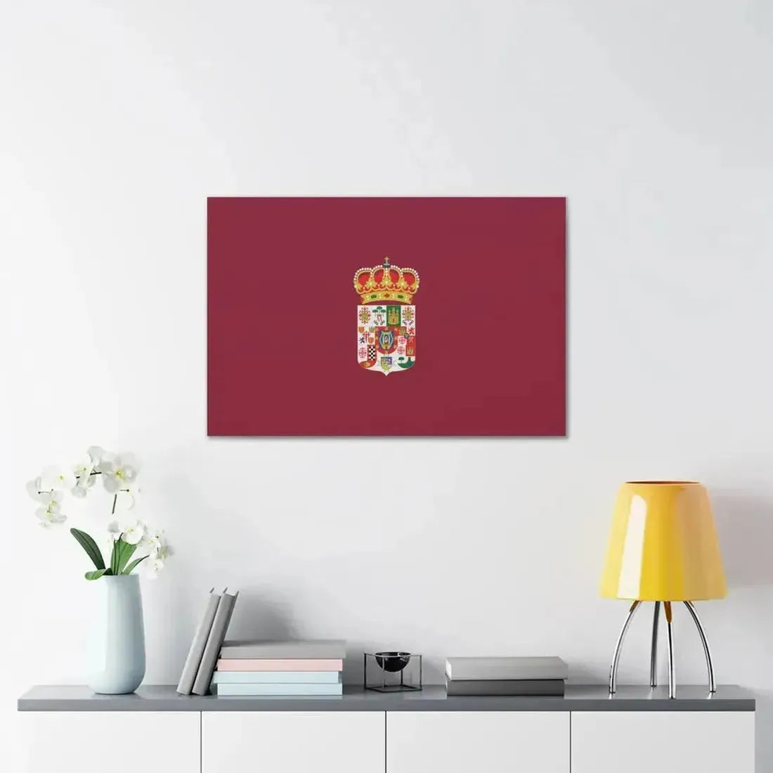 Flag of Ciudad Real Spain - Canvas Wall Art - The Sticker Space