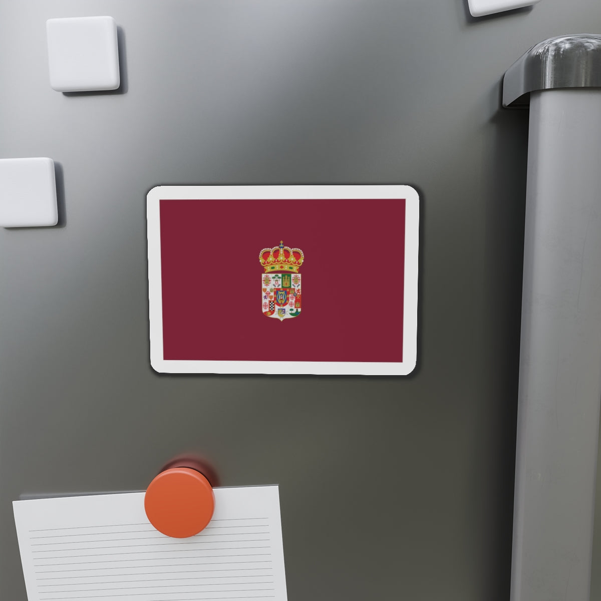 Flag of Ciudad Real Spain - Die-Cut Magnet-The Sticker Space