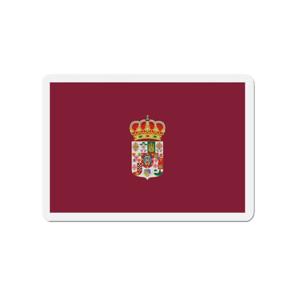 Flag of Ciudad Real Spain - Die-Cut Magnet-3" x 3"-The Sticker Space