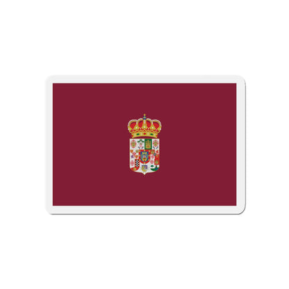 Flag of Ciudad Real Spain - Die-Cut Magnet-5" x 5"-The Sticker Space