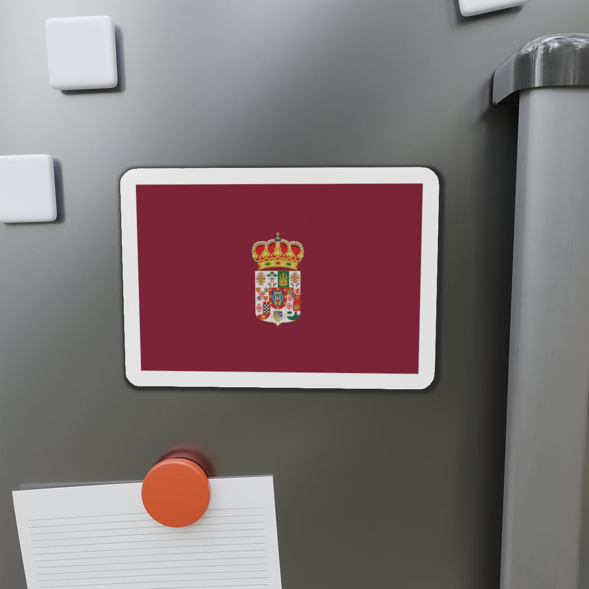 Flag of Ciudad Real Spain - Die-Cut Magnet-The Sticker Space