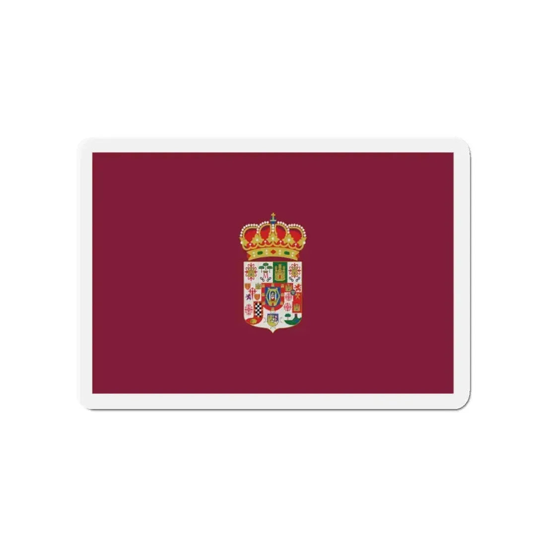 Flag of Ciudad Real Spain - Refrigerator Magnet 3 Inch - The Sticker Space