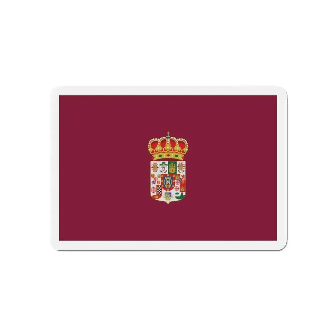 Flag of Ciudad Real Spain - Refrigerator Magnet 4 Inch - The Sticker Space
