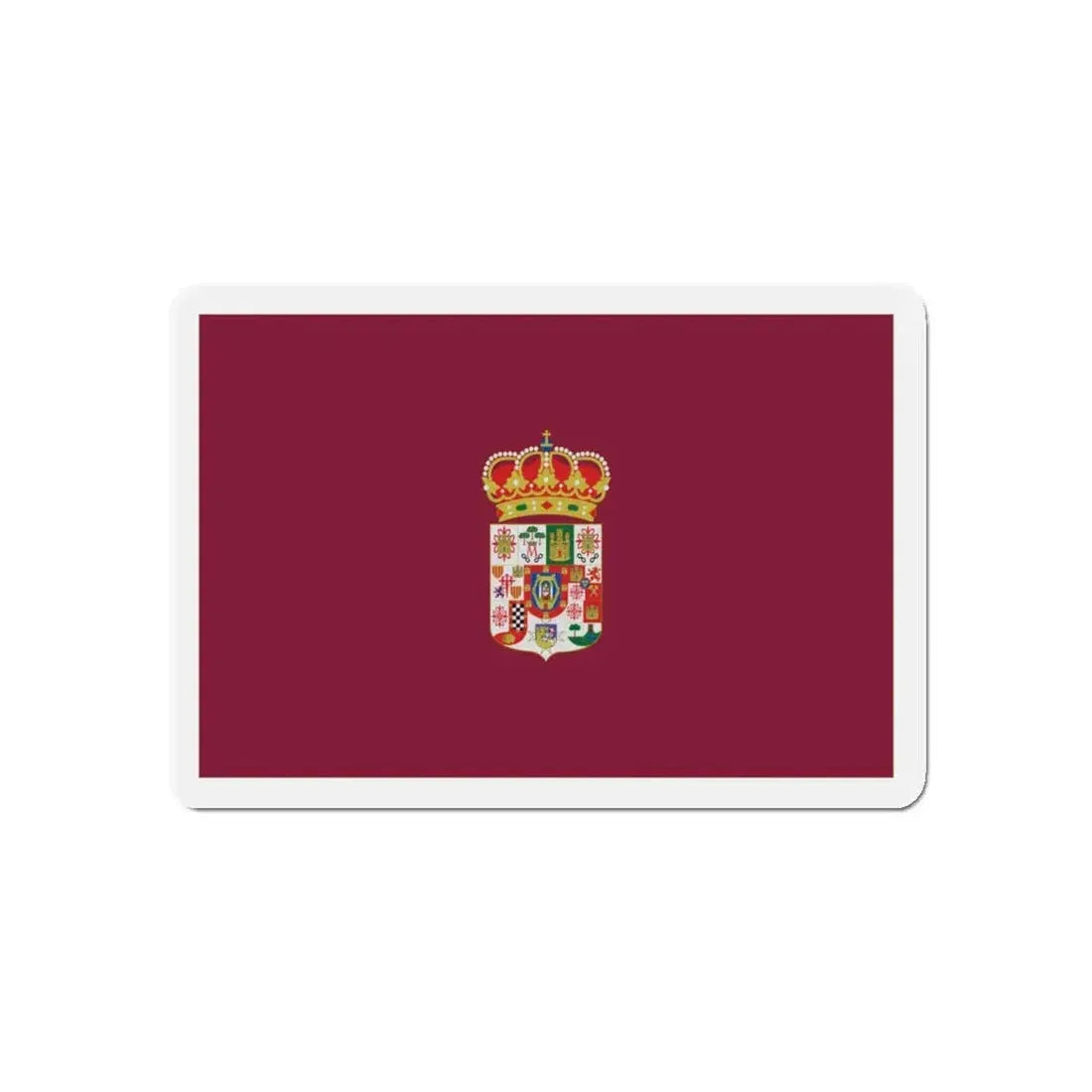 Flag of Ciudad Real Spain - Refrigerator Magnet 5 Inch - The Sticker Space