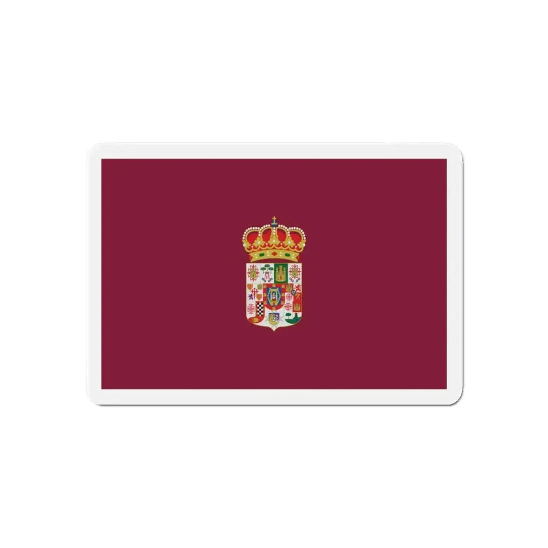 Flag of Ciudad Real Spain - Refrigerator Magnet 6 Inch - The Sticker Space