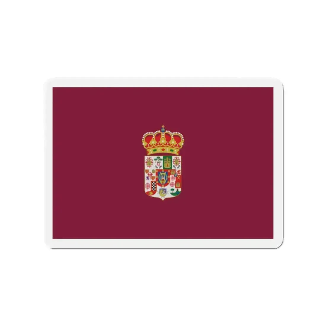 Flag of Ciudad Real Spain - Refrigerator Magnet - The Sticker Space