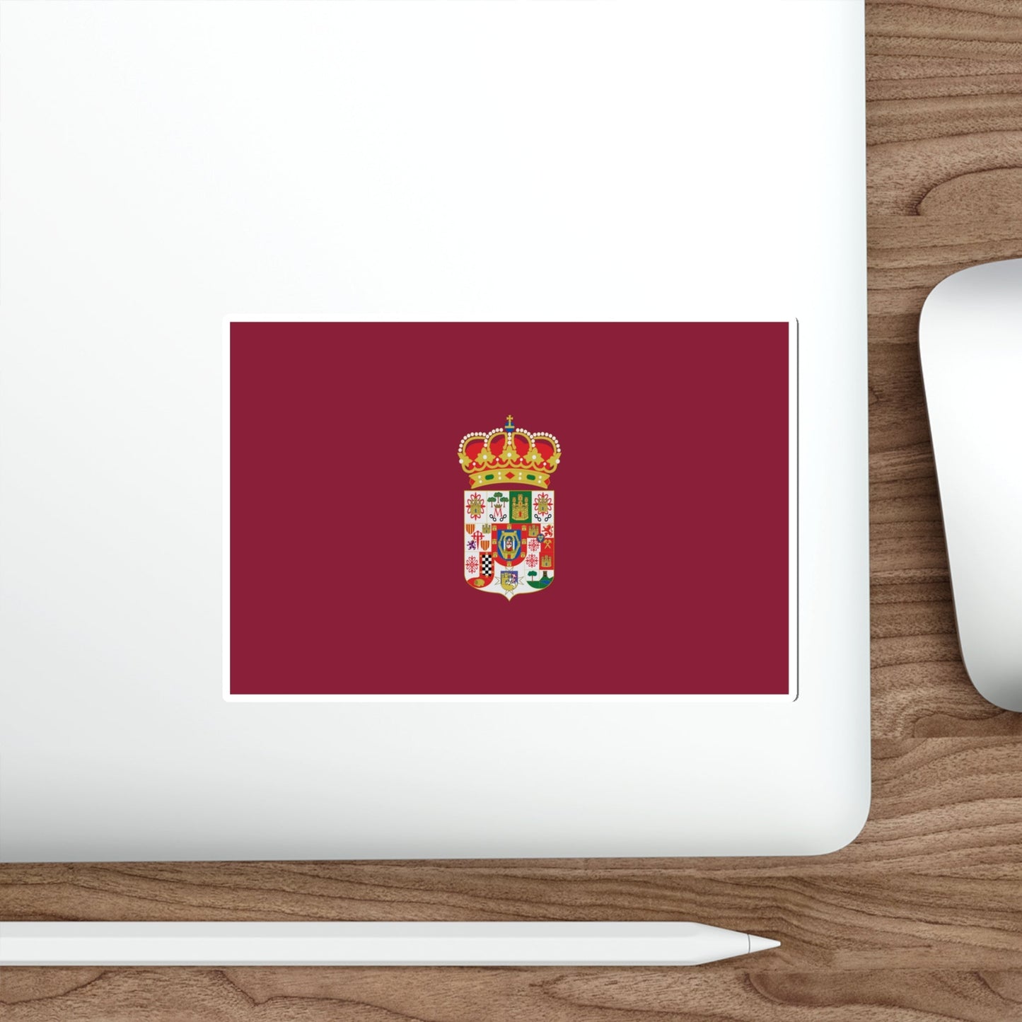 Flag of Ciudad Real Spain STICKER Vinyl Die-Cut Decal-The Sticker Space