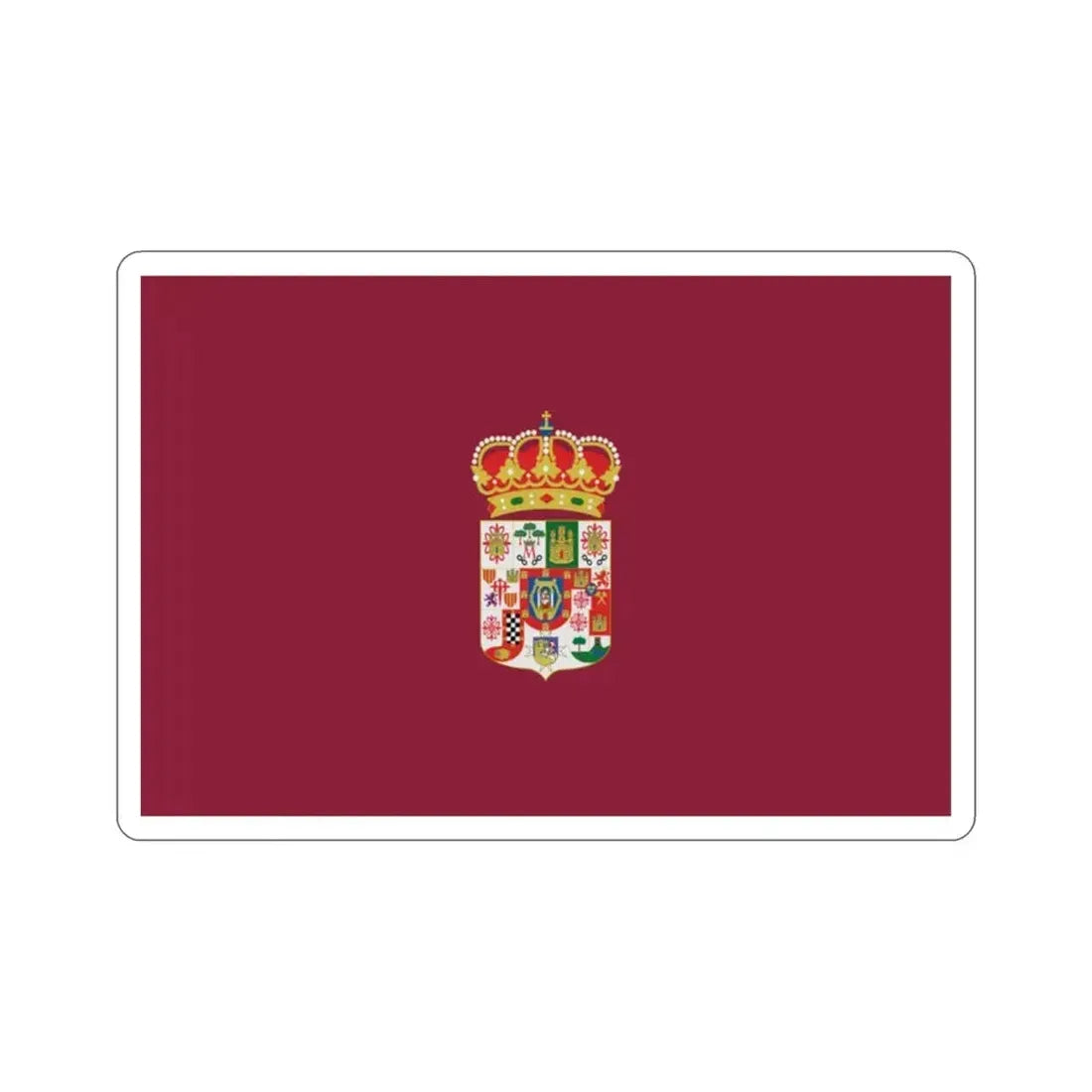 Flag of Ciudad Real Spain STICKER Vinyl Die-Cut Decal 2 Inch - The Sticker Space
