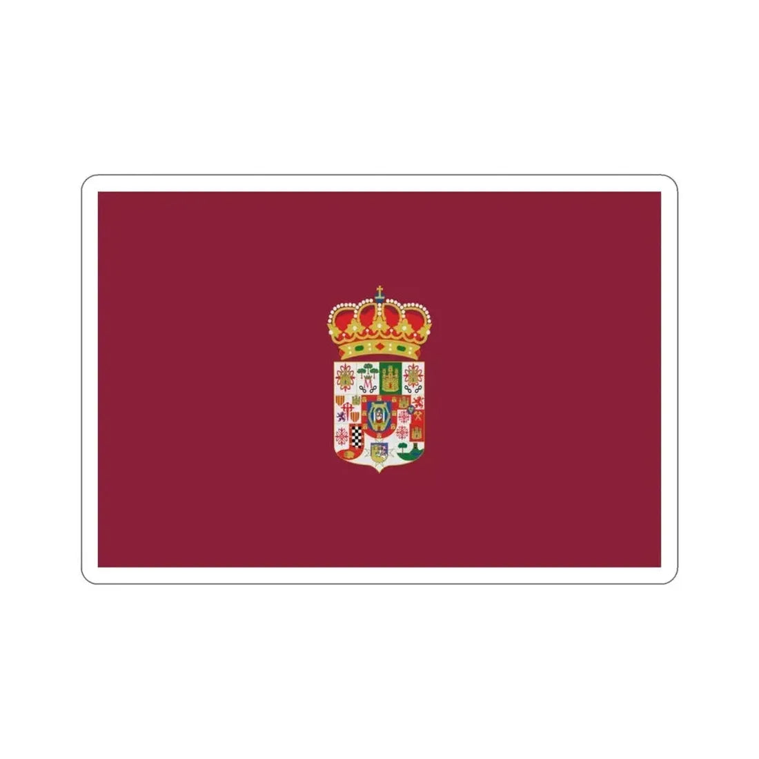 Flag of Ciudad Real Spain STICKER Vinyl Die-Cut Decal 3 Inch - The Sticker Space