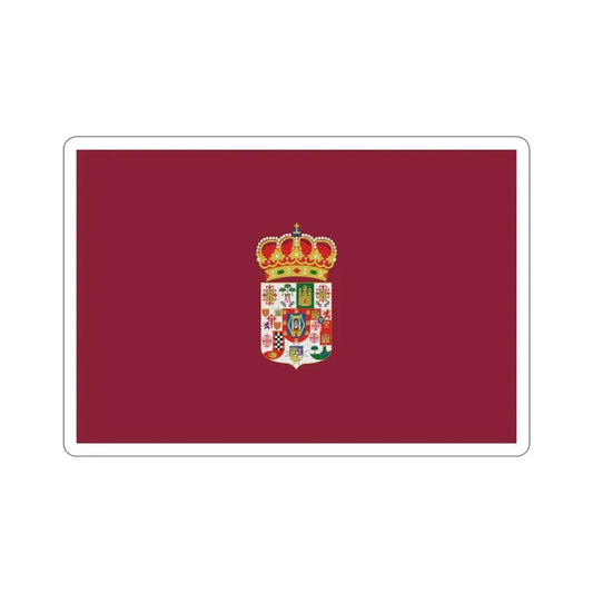 Flag of Ciudad Real Spain STICKER Vinyl Die-Cut Decal 6 Inch - The Sticker Space