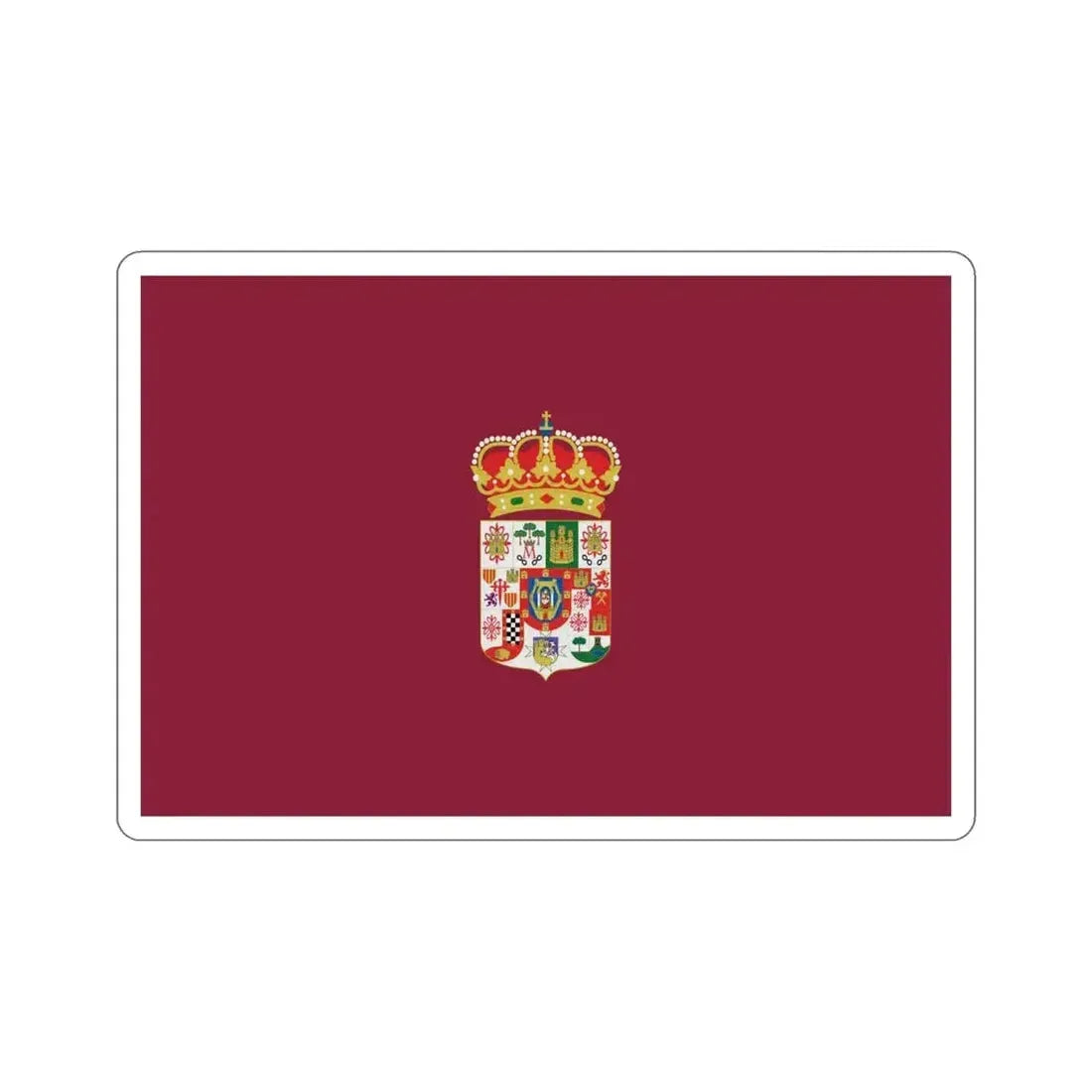 Flag of Ciudad Real Spain STICKER Vinyl Die-Cut Decal - The Sticker Space