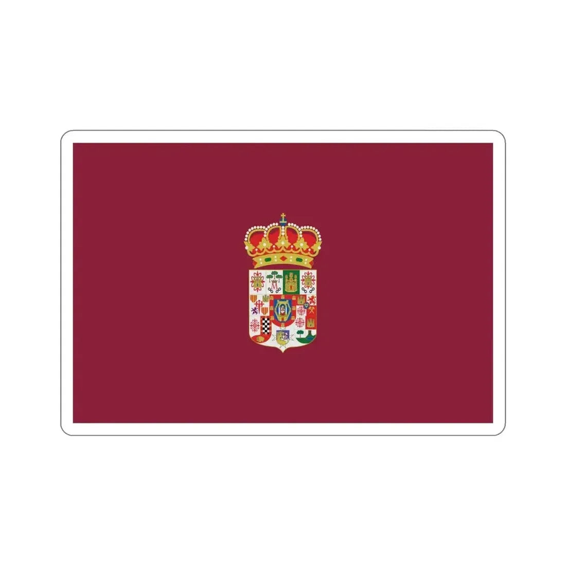 Flag of Ciudad Real Spain STICKER Vinyl Die-Cut Decal - The Sticker Space