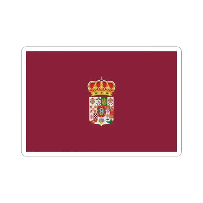 Flag of Ciudad Real Spain - STICKER Vinyl Kiss-Cut Decal 2 Inch White - The Sticker Space