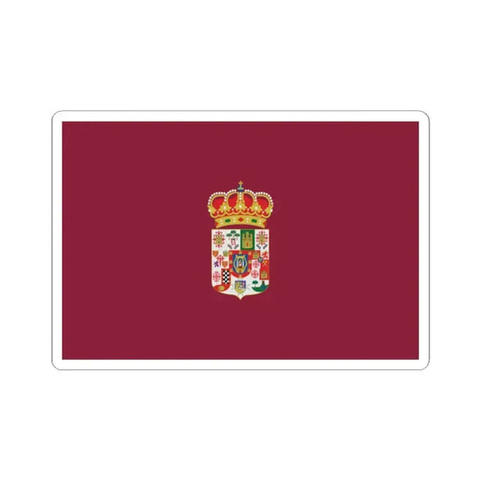 Flag of Ciudad Real Spain - STICKER Vinyl Kiss-Cut Decal 2 Inch White - The Sticker Space