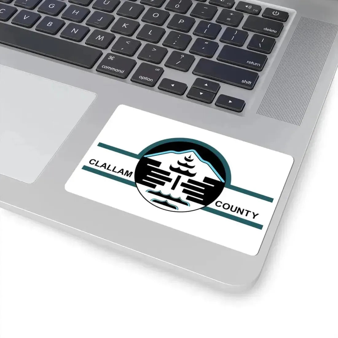 Flag of Clallam County Washington (United States) STICKER Vinyl Kiss-Cut Decal - The Sticker Space