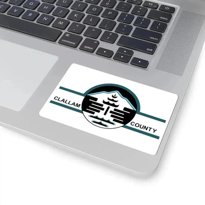 Flag of Clallam County Washington (United States) STICKER Vinyl Kiss-Cut Decal - The Sticker Space