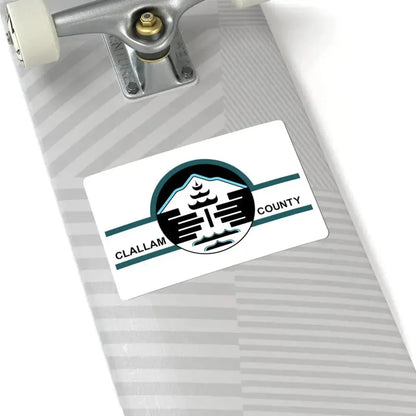 Flag of Clallam County Washington (United States) STICKER Vinyl Kiss-Cut Decal - The Sticker Space