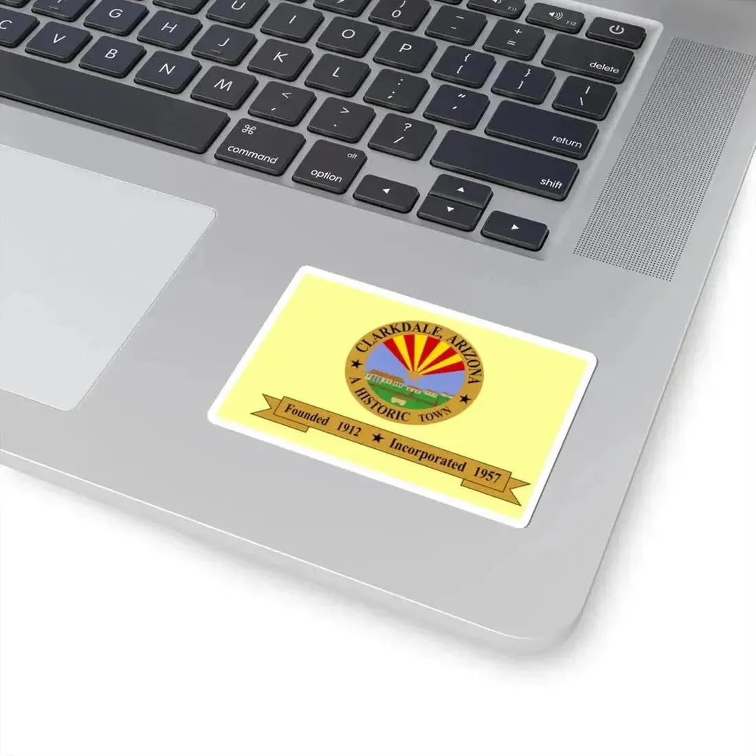 Flag of Clarkdale Arizona (United States) STICKER Vinyl Kiss-Cut Decal - The Sticker Space