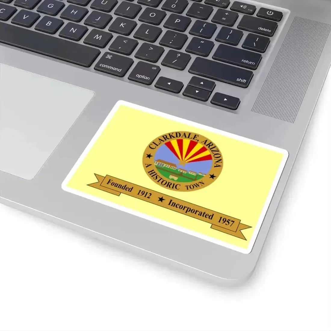 Flag of Clarkdale Arizona (United States) STICKER Vinyl Kiss-Cut Decal - The Sticker Space