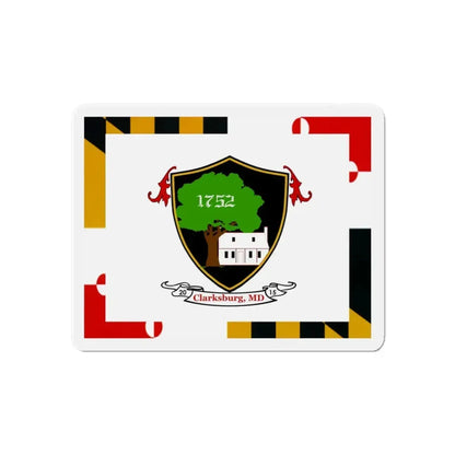 Flag of Clarksburg Maryland - Refrigerator Magnet 6 Inch - The Sticker Space