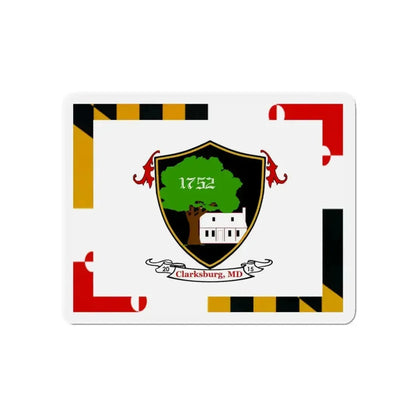 Flag of Clarksburg Maryland - Refrigerator Magnet - The Sticker Space