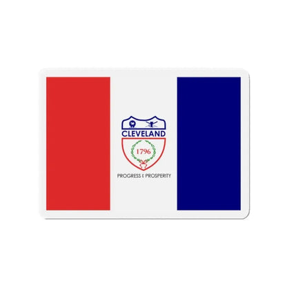 Flag of Cleveland Ohio - Refrigerator Magnet 2 Inch - The Sticker Space