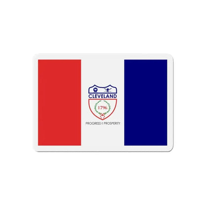Flag of Cleveland Ohio - Refrigerator Magnet - The Sticker Space