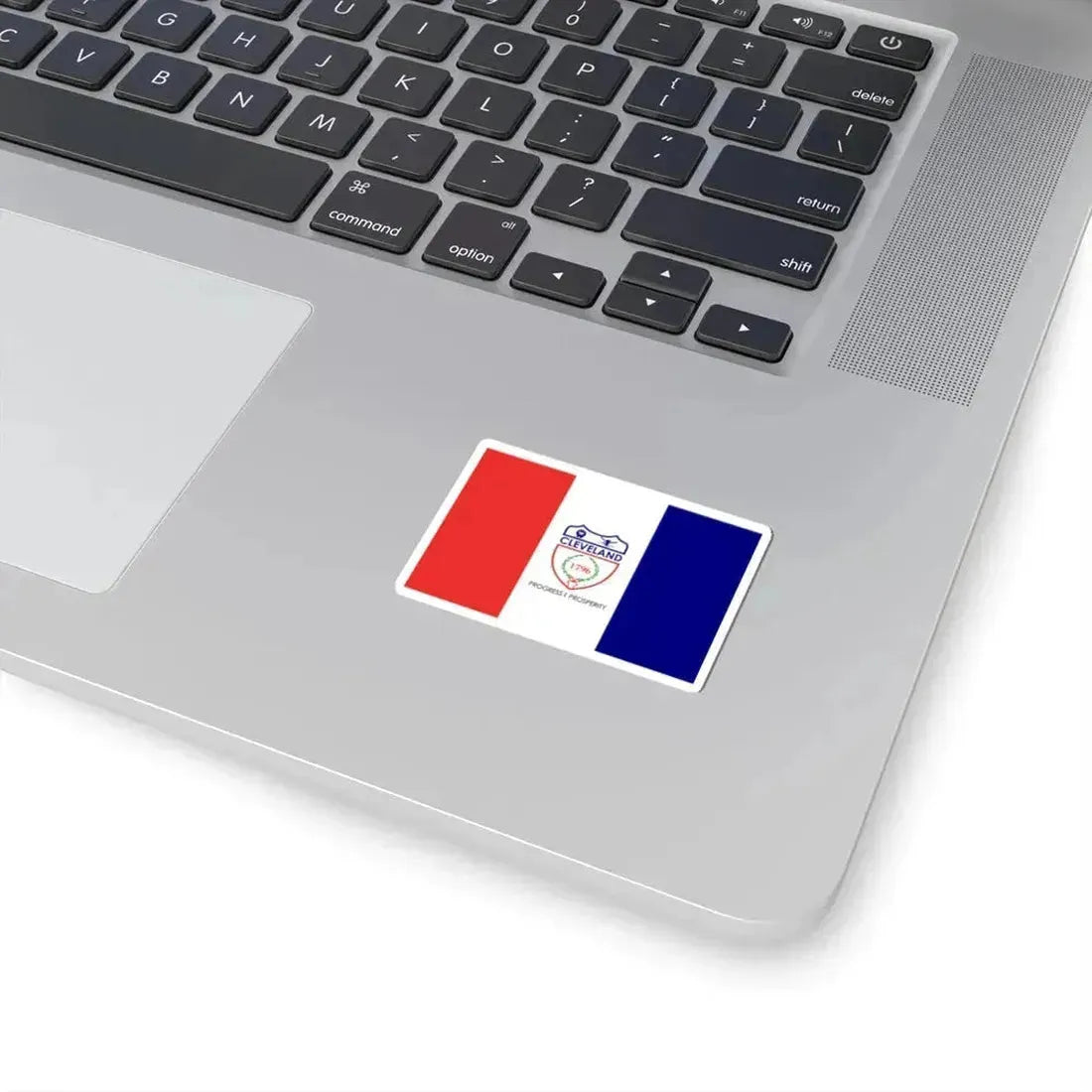 Flag of Cleveland, Ohio - STICKER Vinyl Kiss-Cut Decal - The Sticker Space