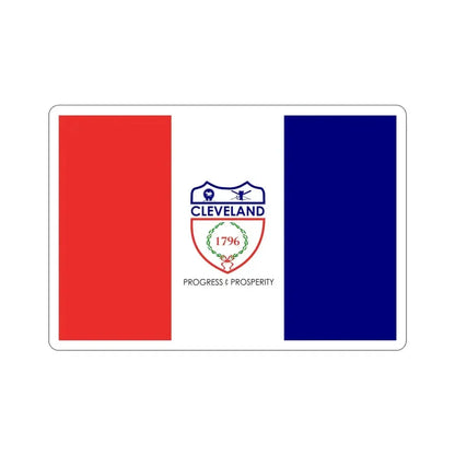 Flag of Cleveland Ohio USA STICKER Vinyl Die-Cut Decal - The Sticker Space
