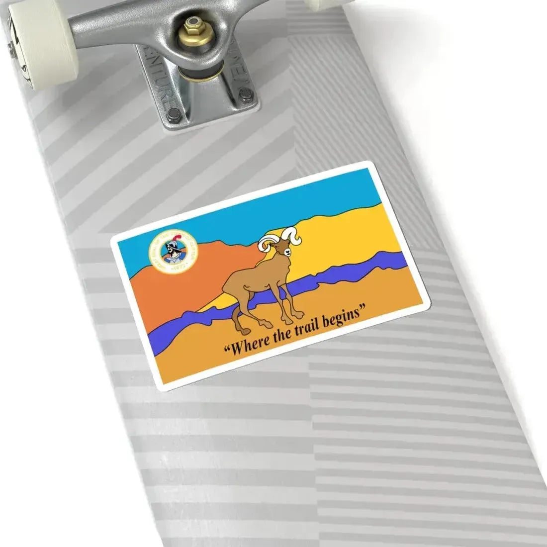 Flag of Clifton Arizona (United States) STICKER Vinyl Kiss-Cut Decal - The Sticker Space