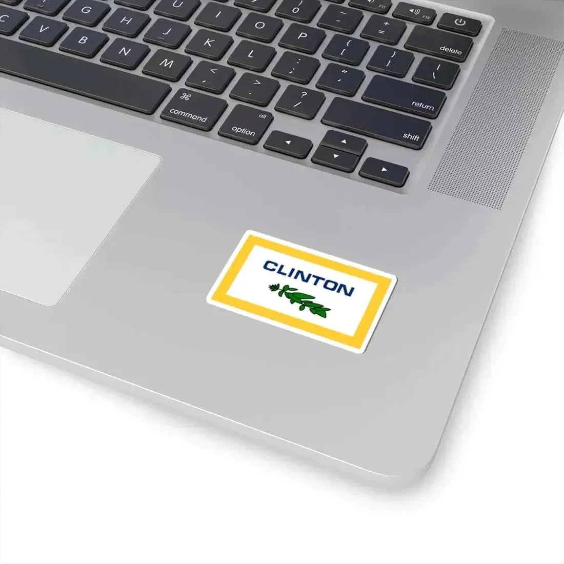 Flag of Clinton County Michigan (United States) STICKER Vinyl Kiss-Cut Decal - The Sticker Space
