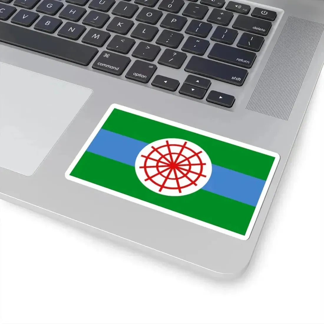 Flag of Clinton Iowa (United States) STICKER Vinyl Kiss-Cut Decal - The Sticker Space