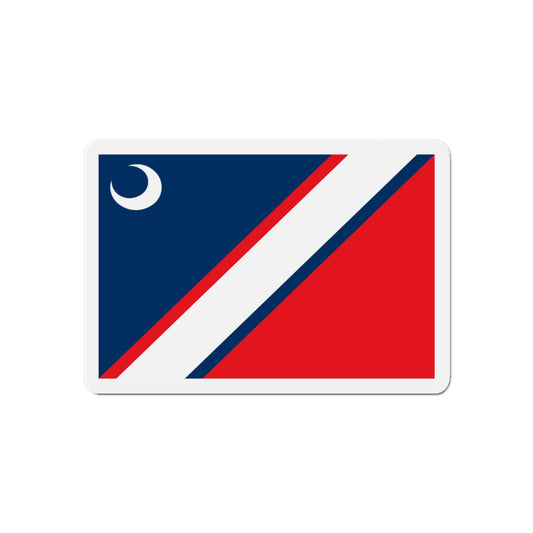 Flag of Clinton South Carolina - Die-Cut Magnet-6 × 6"-The Sticker Space