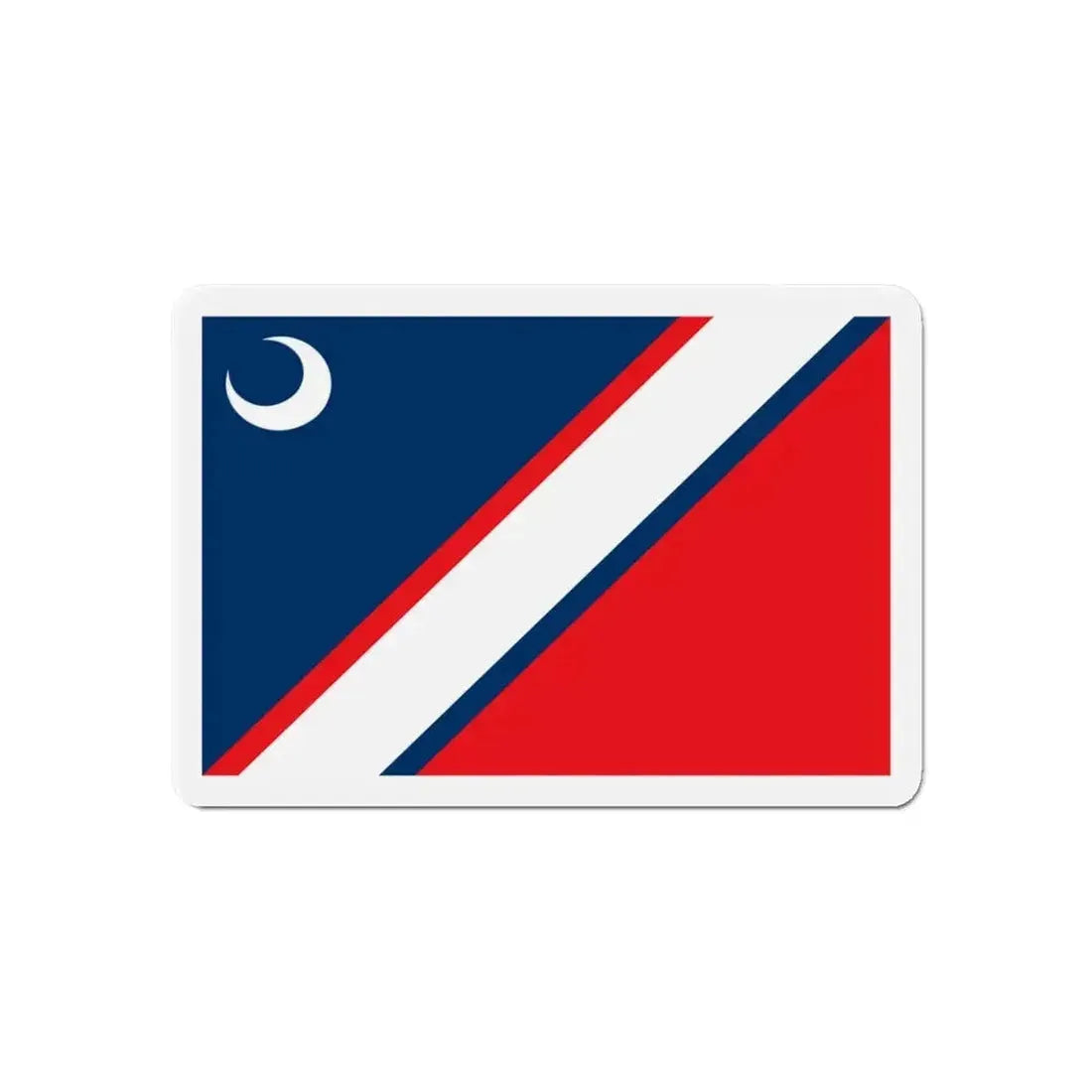 Flag of Clinton South Carolina - Refrigerator Magnet - The Sticker Space