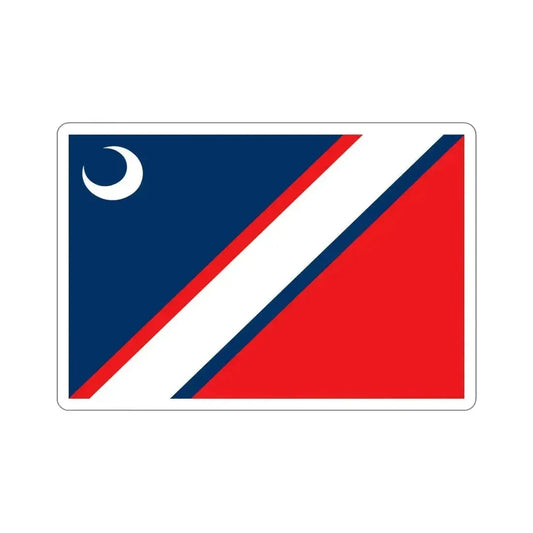 Flag of Clinton South Carolina USA STICKER Vinyl Die-Cut Decal 6 Inch - The Sticker Space