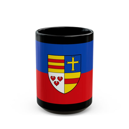 Flag of Cloppenburg Germany - Black Coffee Mug-15oz-The Sticker Space