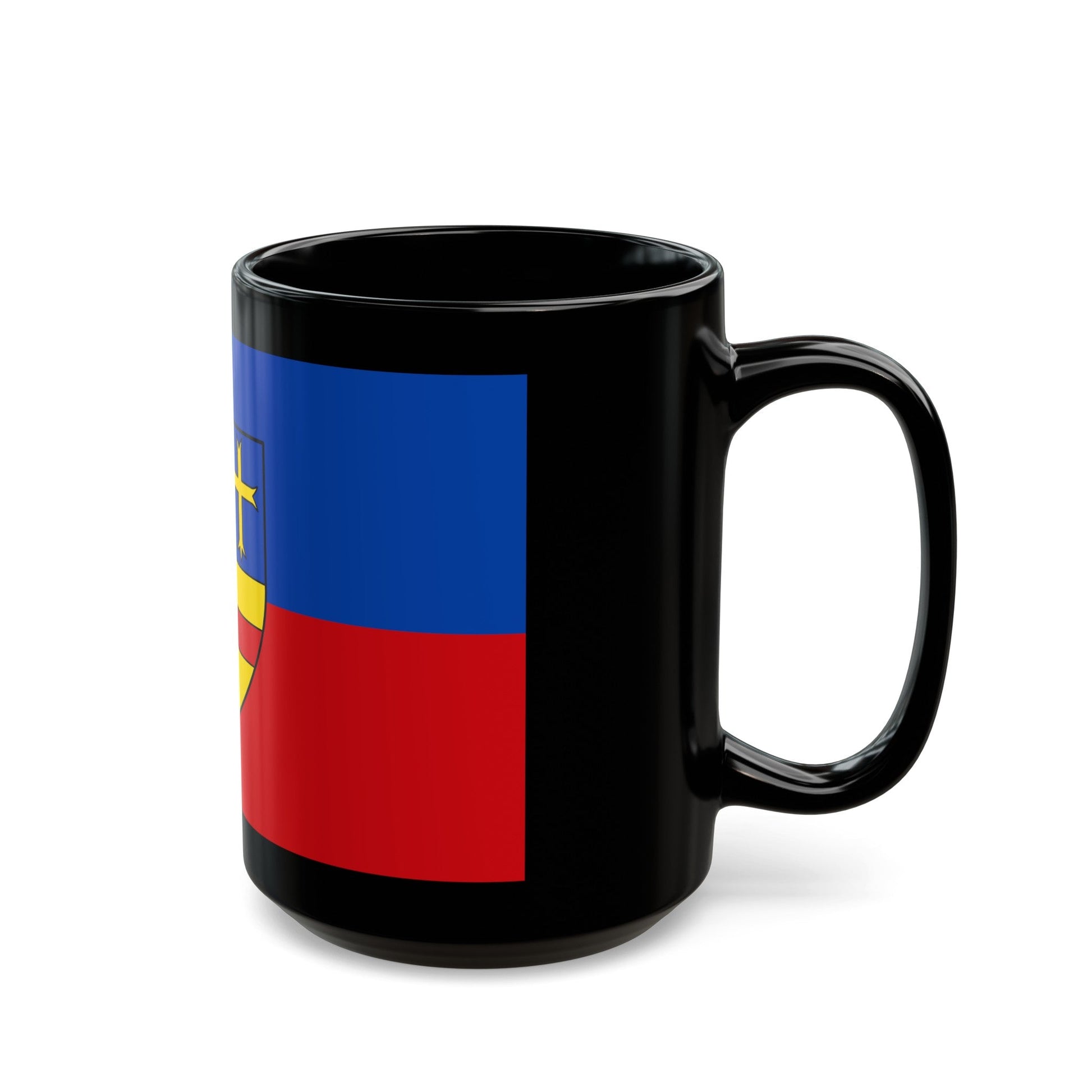 Flag of Cloppenburg Germany - Black Coffee Mug-The Sticker Space