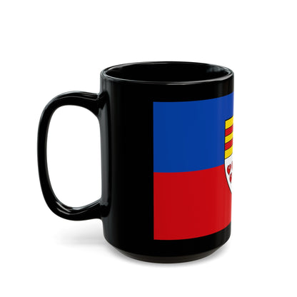 Flag of Cloppenburg Germany - Black Coffee Mug-The Sticker Space