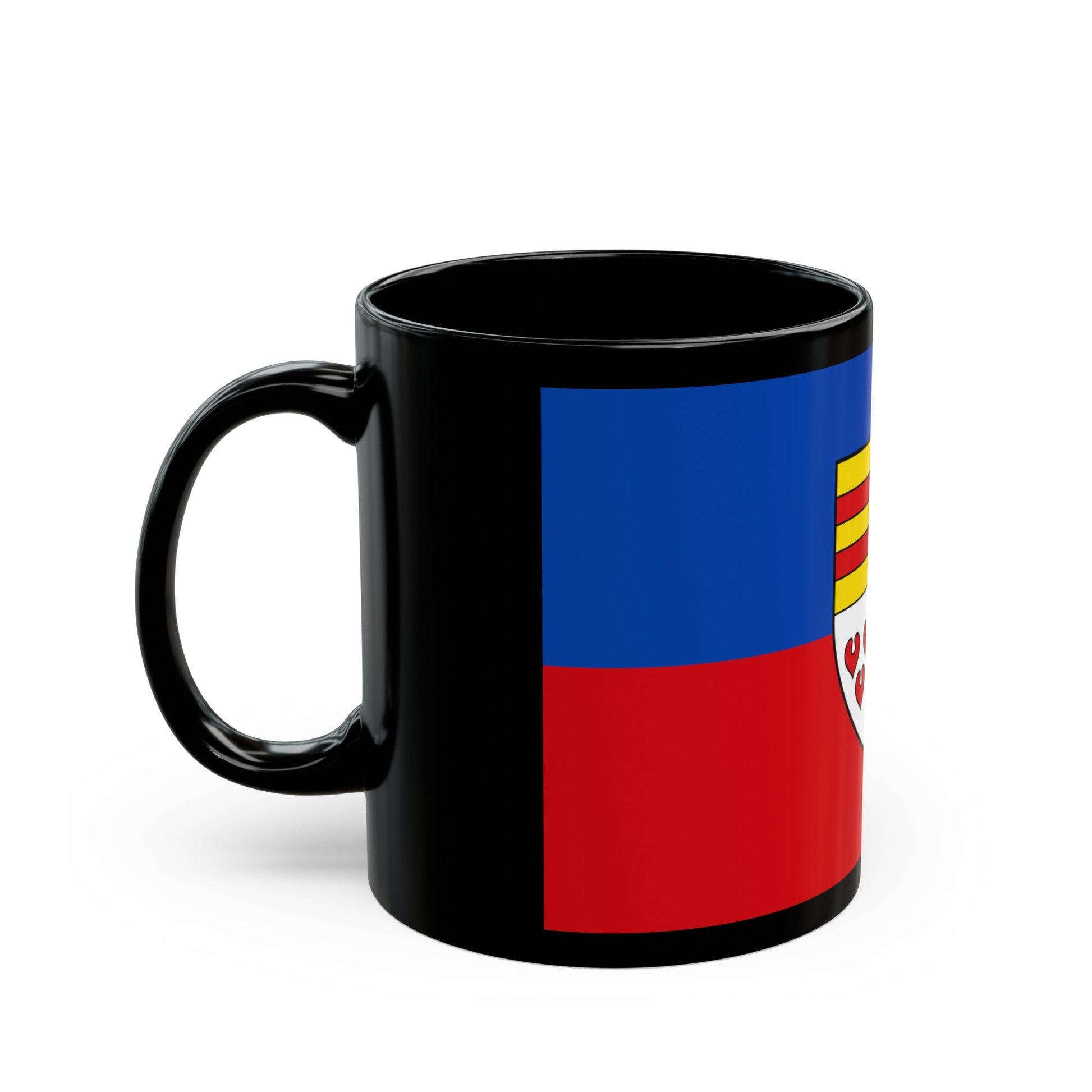 Flag of Cloppenburg Germany - Black Coffee Mug-The Sticker Space