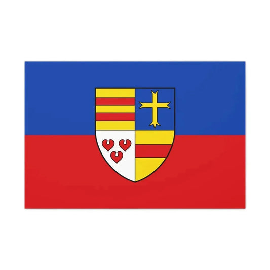Flag of Cloppenburg Germany - Canvas Wall Art 36" x 24" 1.25" - The Sticker Space